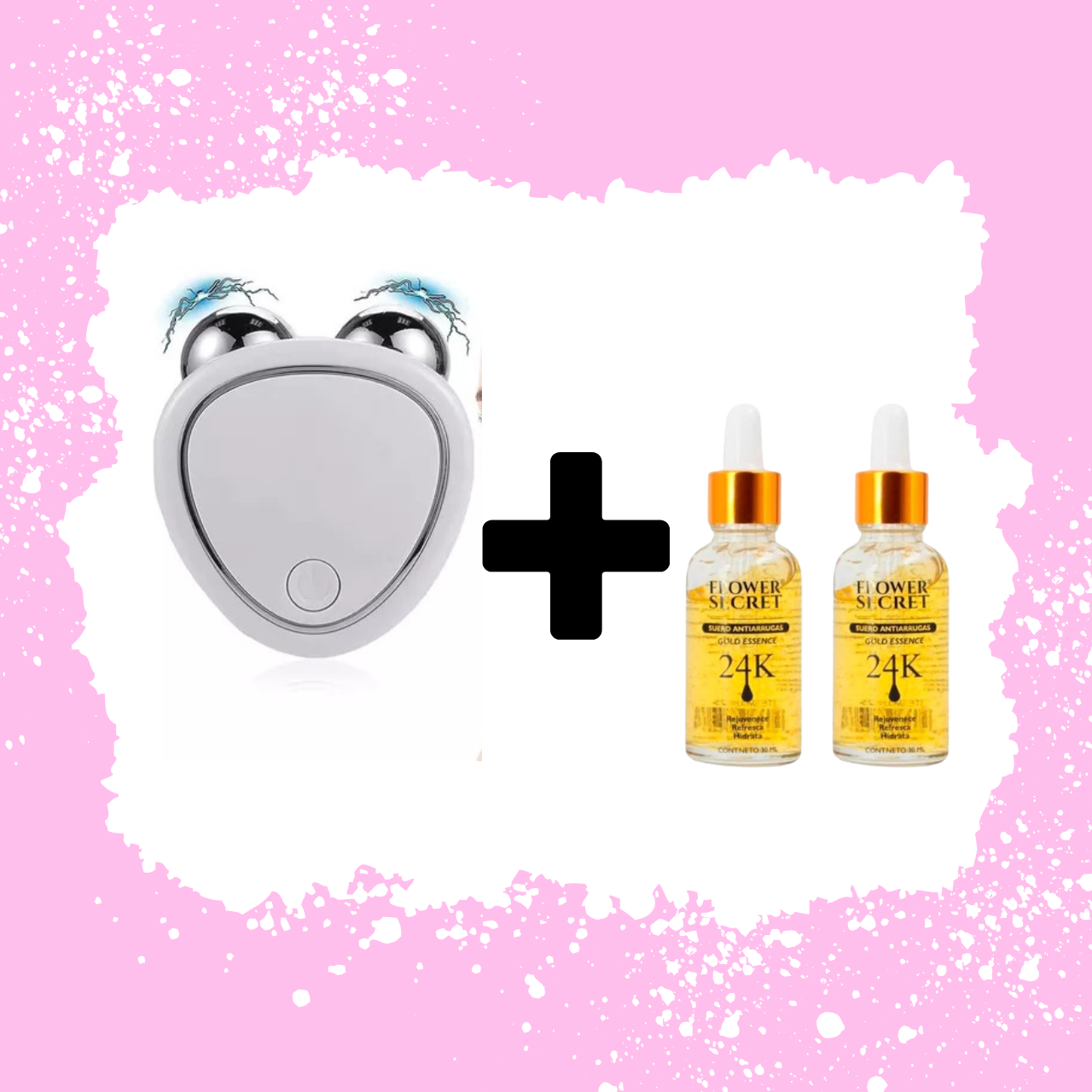 Masj Microcorriente y 2 flower serum