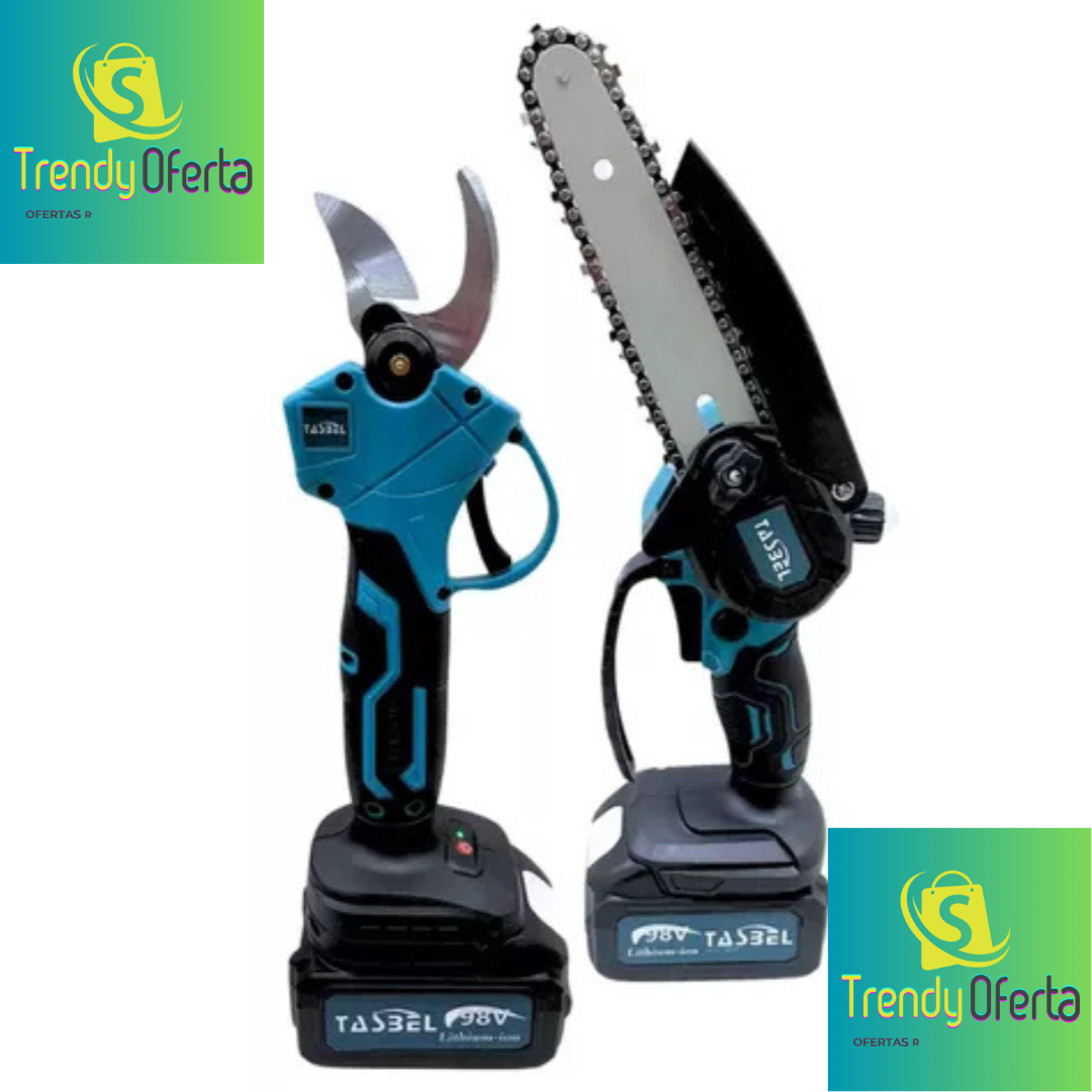 Kit Tijera Jardinera + Motosierra + Telescopica