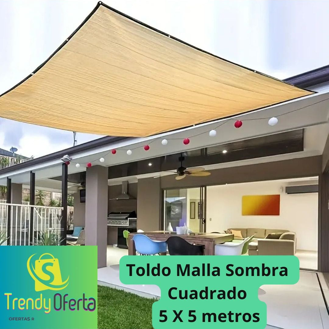 Toldo Sombra Cuadrado 5 X 5 metros