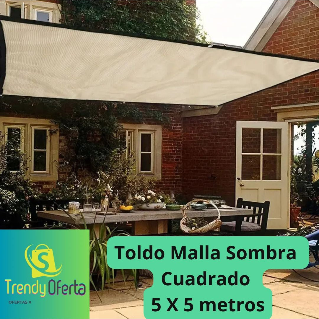 Toldo Sombra Cuadrado 5 X 5 metros