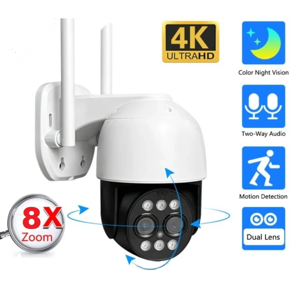 Camara IP wifi lente gran angular