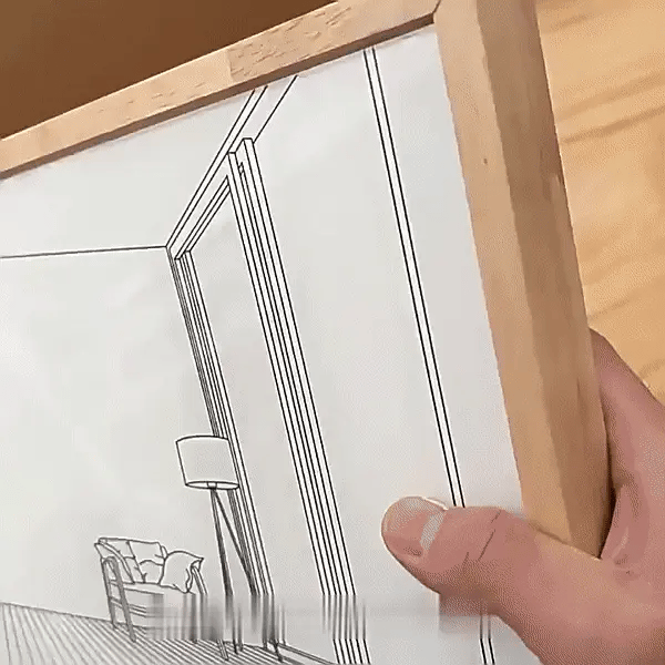 Lampara Led Cuadro De Pintura Decorativo