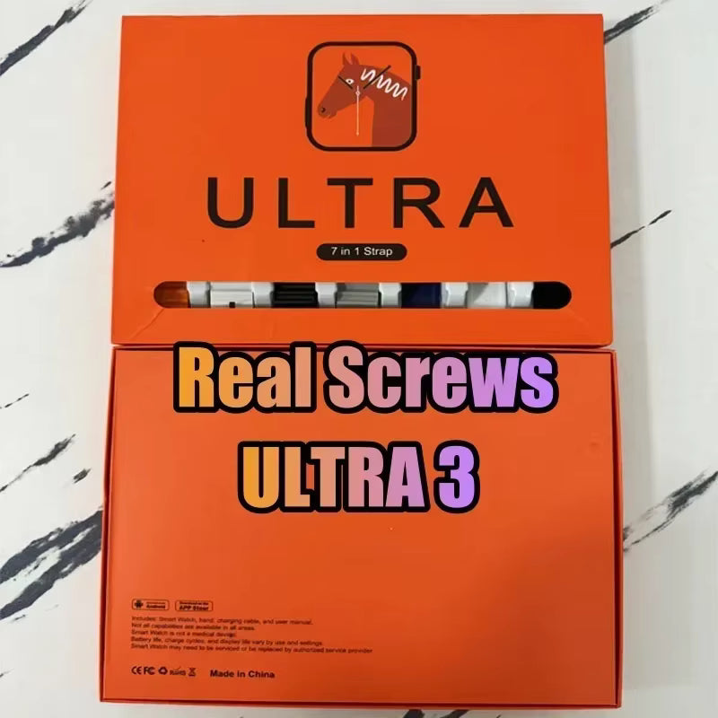 Reloj Smart Ultra 2 + 7 Correas