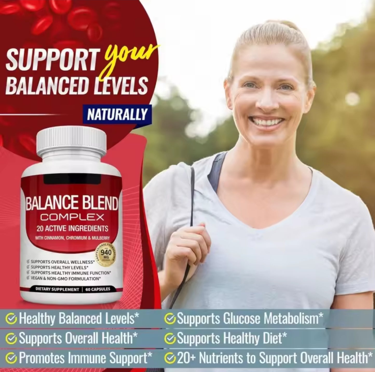 BLOOD SUGAR COMPLEX 20 Ingredientes