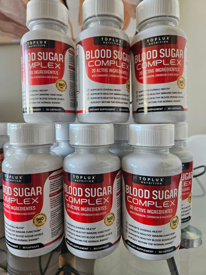 BLOOD SUGAR COMPLEX 20 Ingredientes