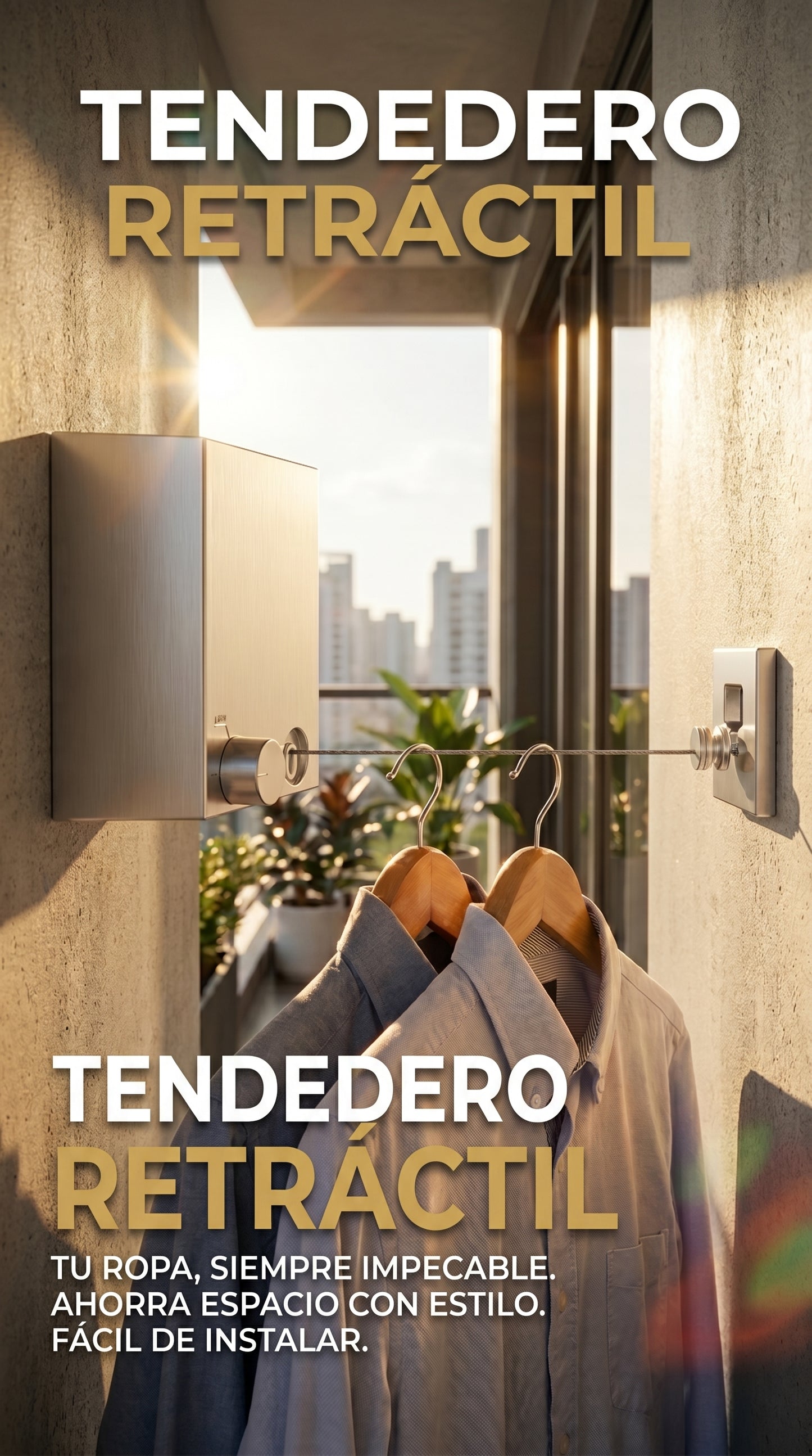 Tendedero De Ropa Retráctil Q