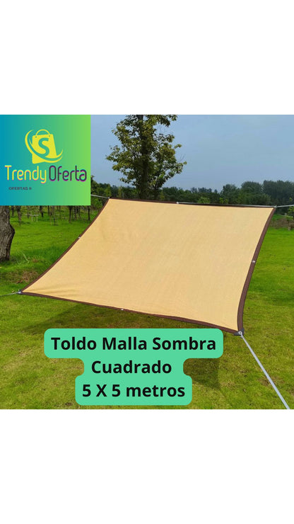 Toldo Sombra Cuadrado 5 X 5 metros