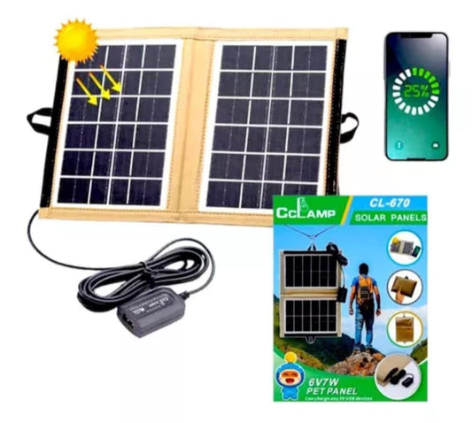 Panel solar para recargar winner