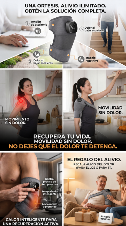 3 EN 1 - RODILLERA ELECTRICA RECARGABLE