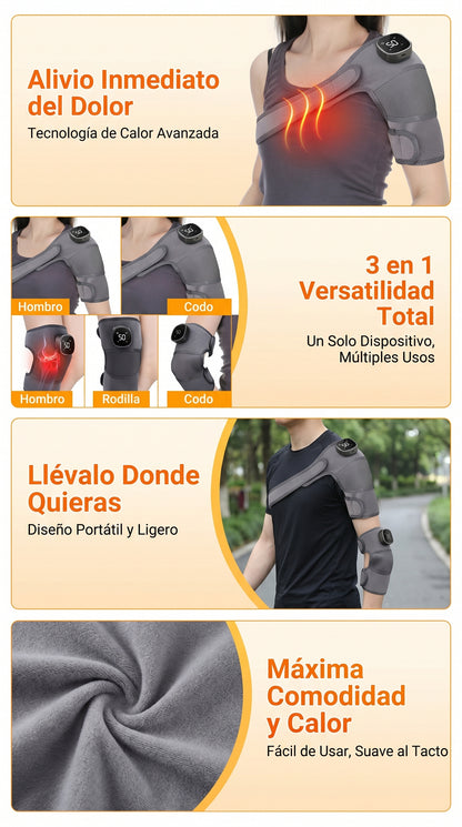 3 EN 1 - RODILLERA ELECTRICA RECARGABLE