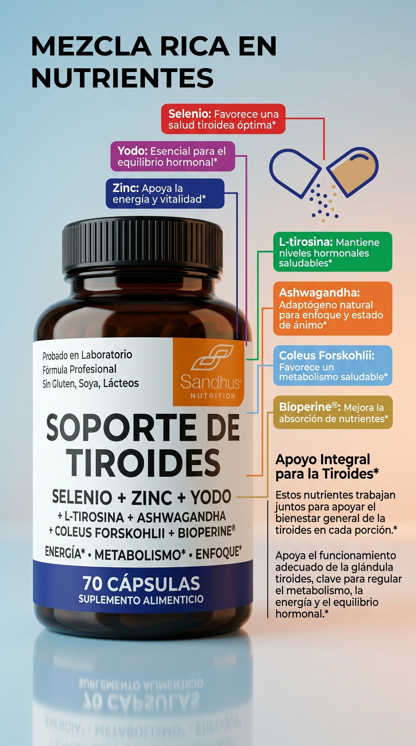 THYROIDE SUPPOR ENERGIA METABOLISMO